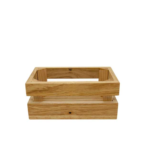 Дървена щайга за комплектен прибор